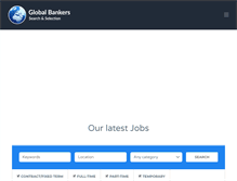 Tablet Screenshot of globalbankers-rec.com